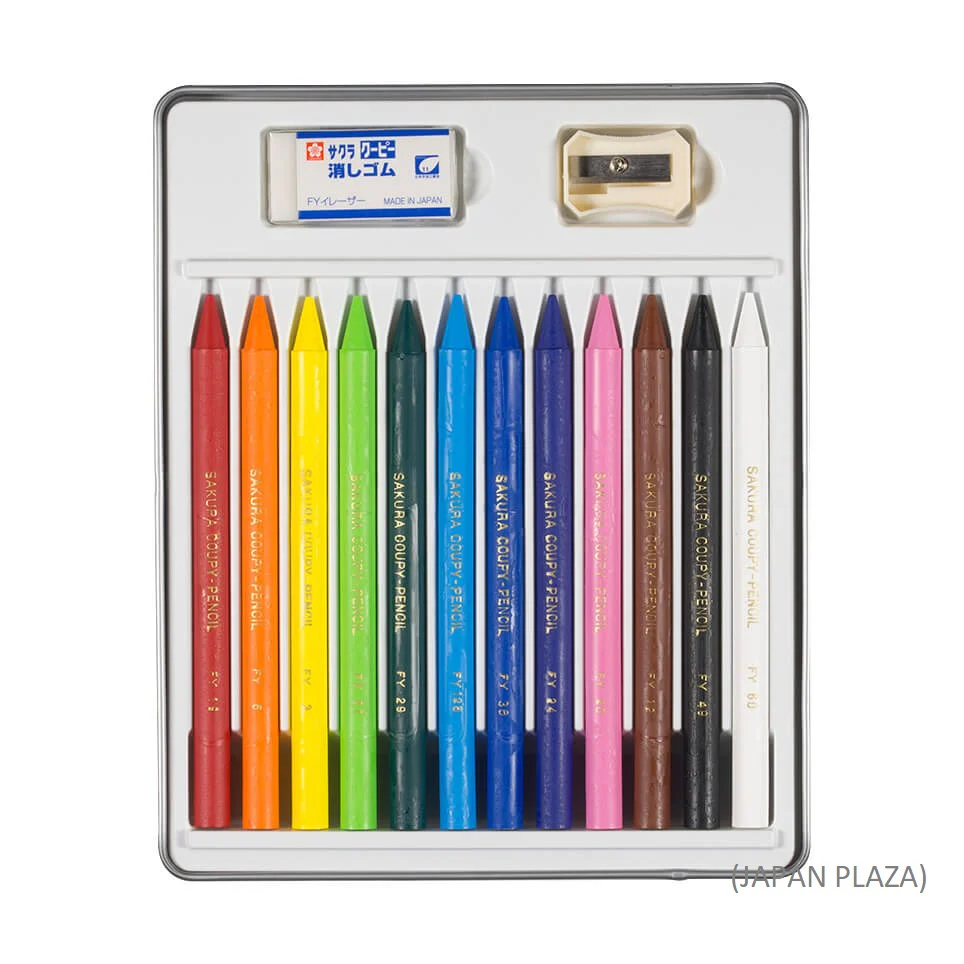 SAKURA Coupy Pencil 12 Colors (Made in Japan) - Image 5