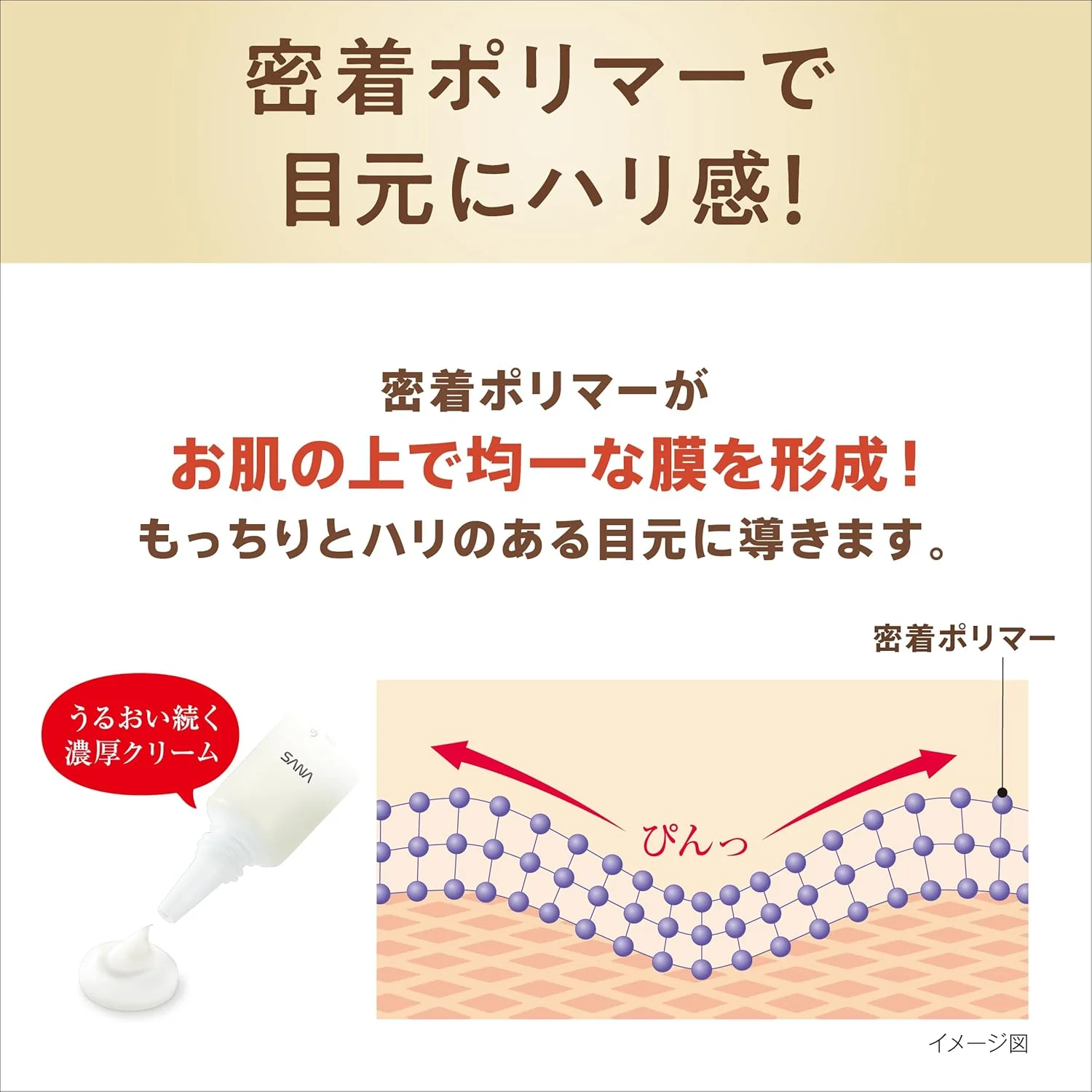 Sana Nameraka Honpo Soy Milk Isoflavone Wrinkle Eye Cream - 30g - Image 8