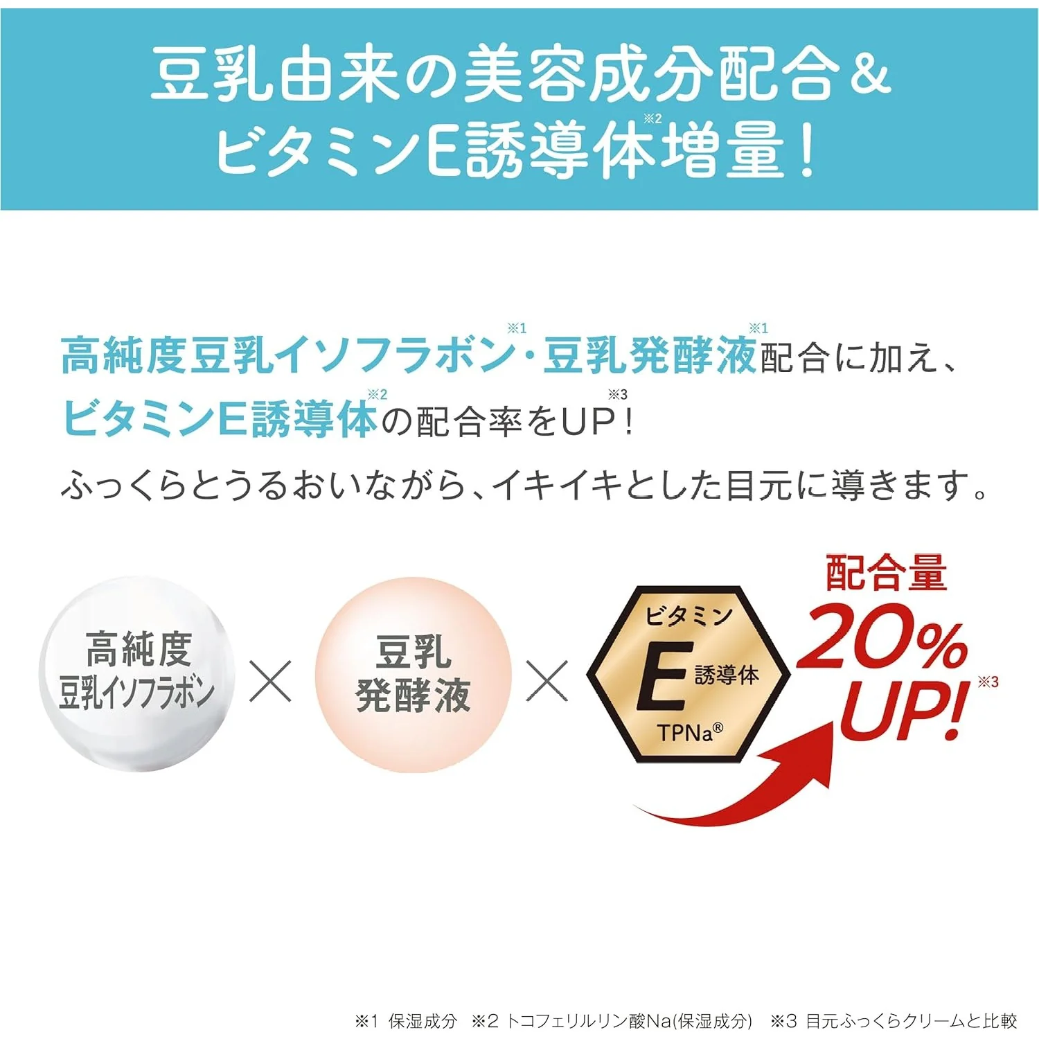 Sana Nameraka Honpo Soy Milk Sheer & Moisture Eye Cream NC - 30g - Image 6