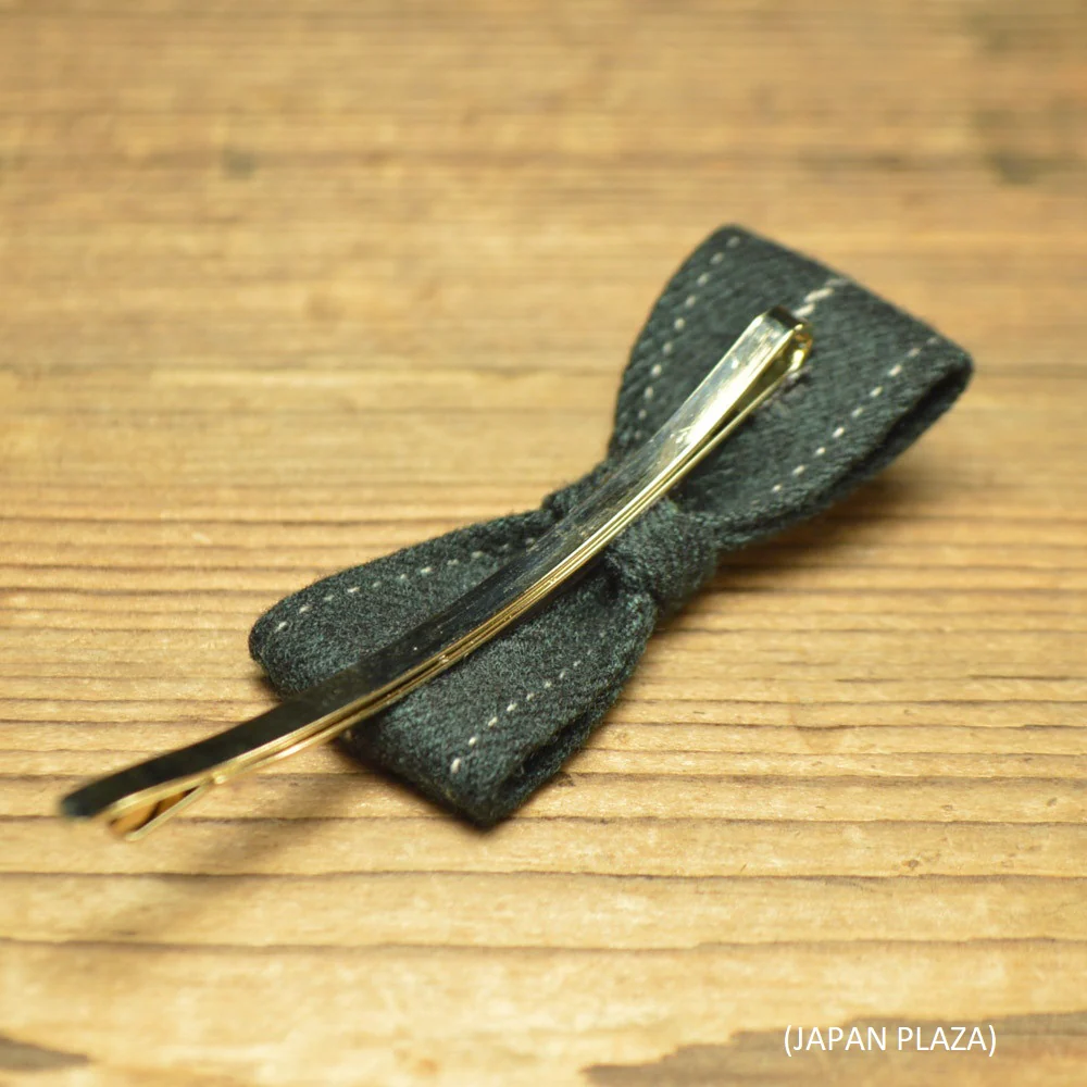 Stripe Ribbon Hair Pin (Made in Korea) - Image 5