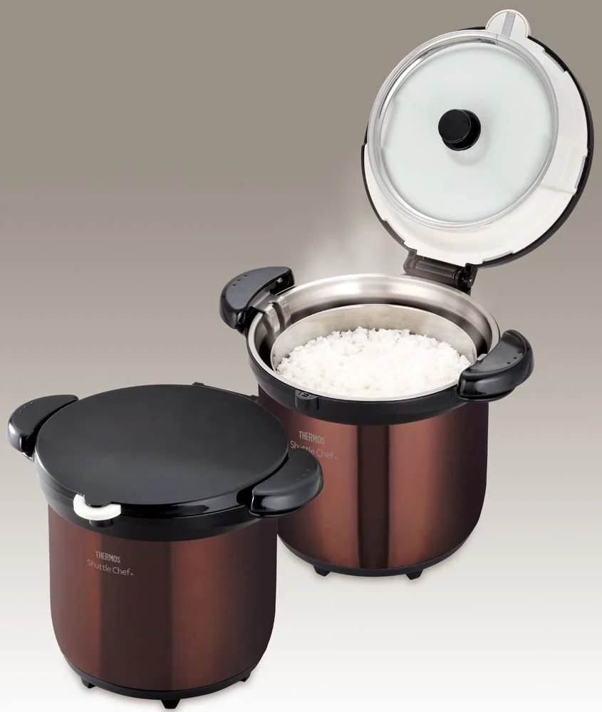 Thermos Vacuum Insulated Cooker Shuttle Chef KBG-4500 SS/Brown 4.5L - Image 5