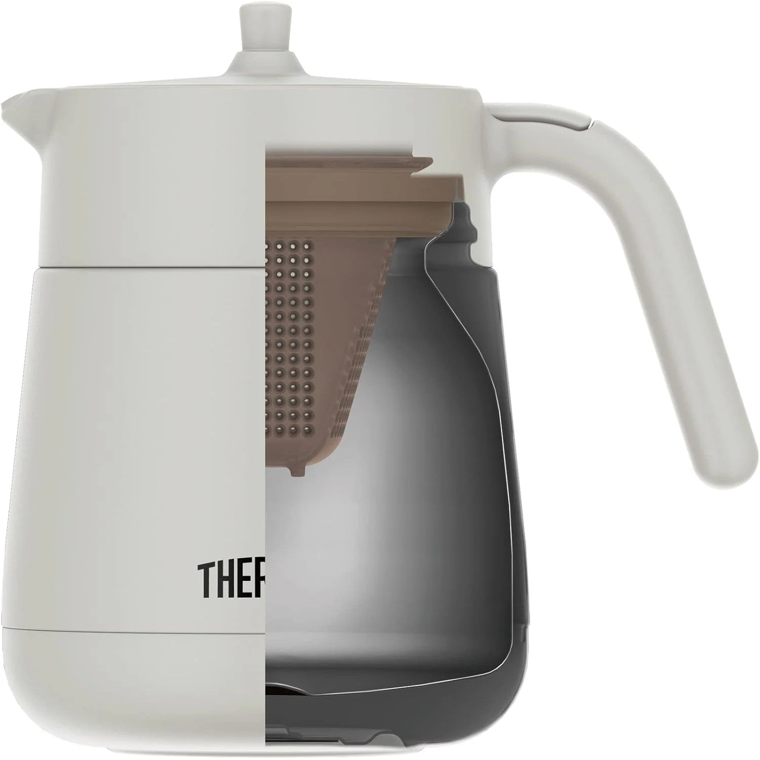 Thermos Vacuum Insulated Teapot with Strainer 23.7 fl oz (700 ml) - Image 3