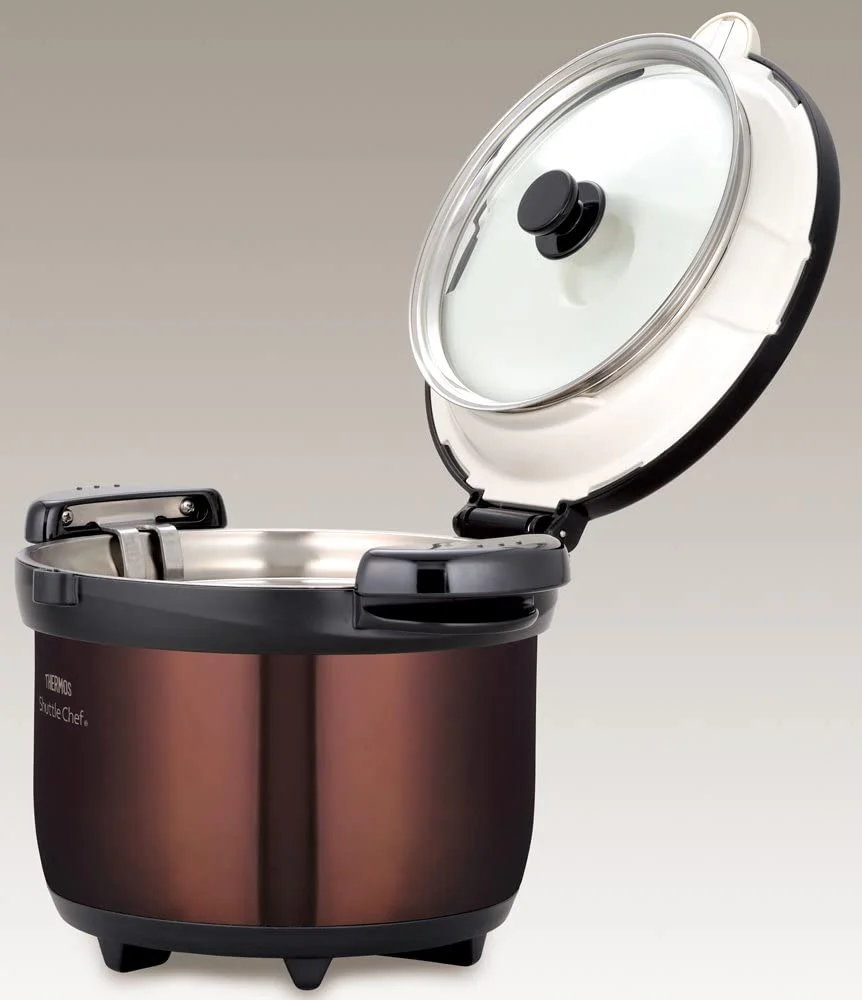 Thermos Vacuum Insulated Cooker Shuttle Chef KBG-3000 SS/Brown 3.0L (3-5 persons) - Image 3
