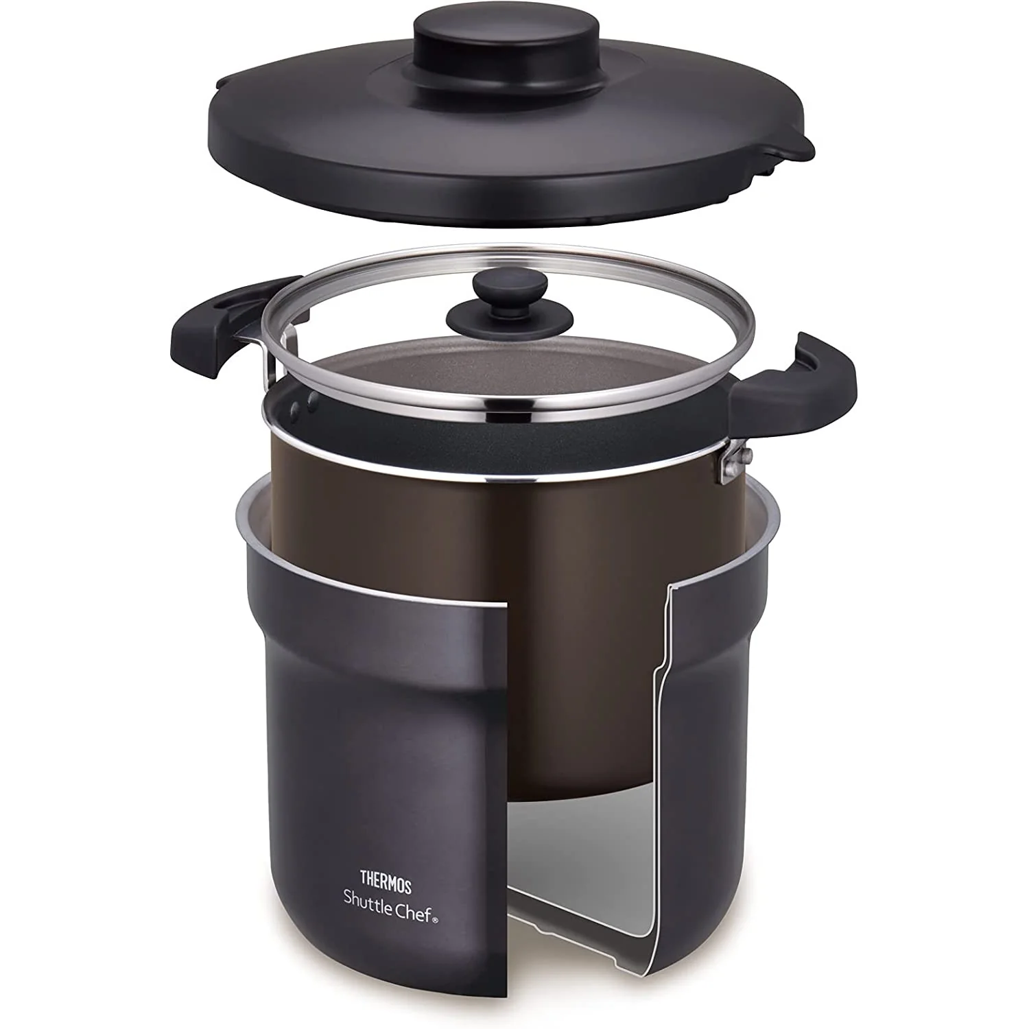 Thermos Vacuum Insulated Cooker Shuttle Chef KBJ-4500/KBJ-4501 4.3L - Image 8