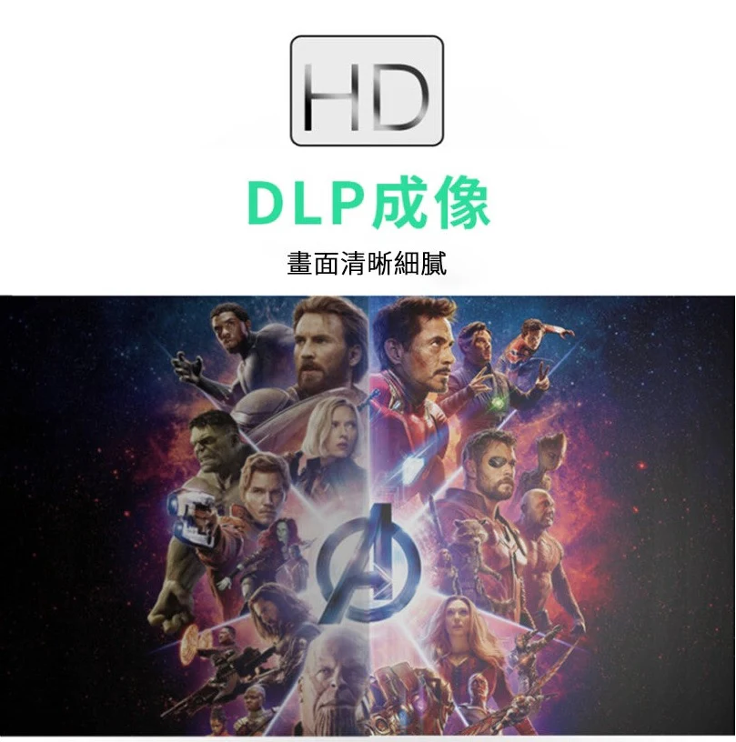 Usatisfy Home DLP Pocket Mini Projector - Image 18
