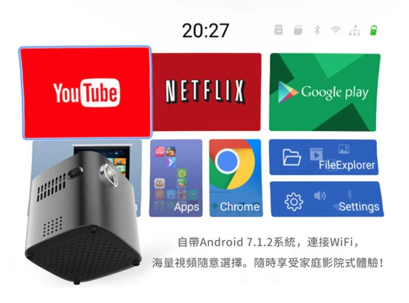 Usatisfy Home DLP Pocket Mini Projector - Image 9
