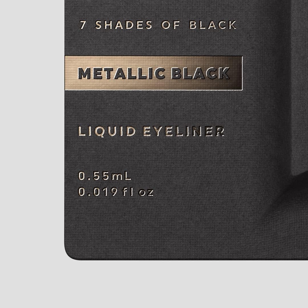 UZU Eyeliner By Flowfushi Metallic Black (Made in Japan) - Image 5