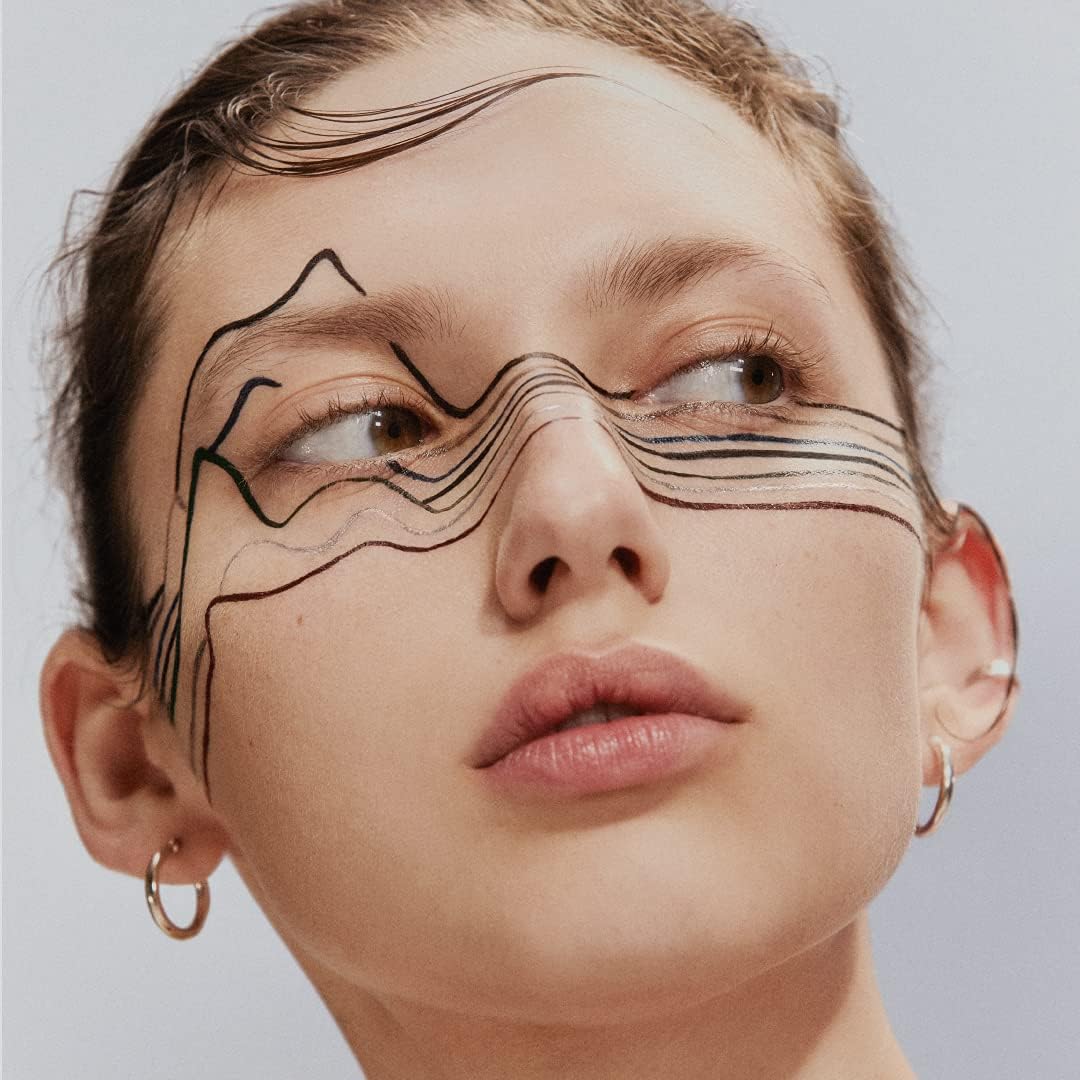 UZU Eyeliner By Flowfushi Metallic Black (Made in Japan) - Image 6
