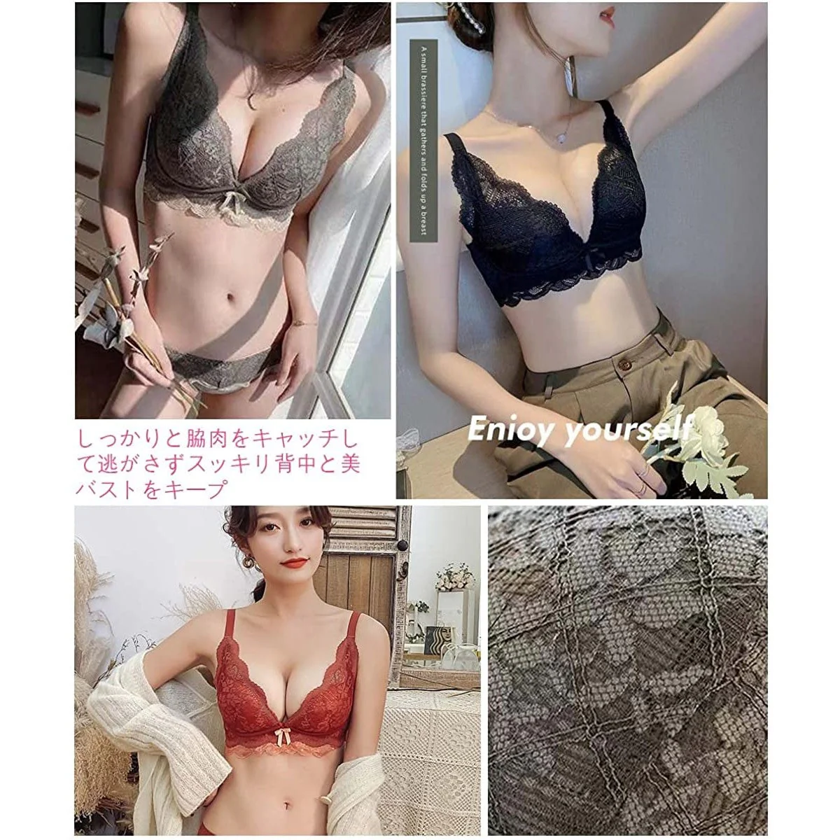 Women's Top and Bottom Set with No Wire - Image 11