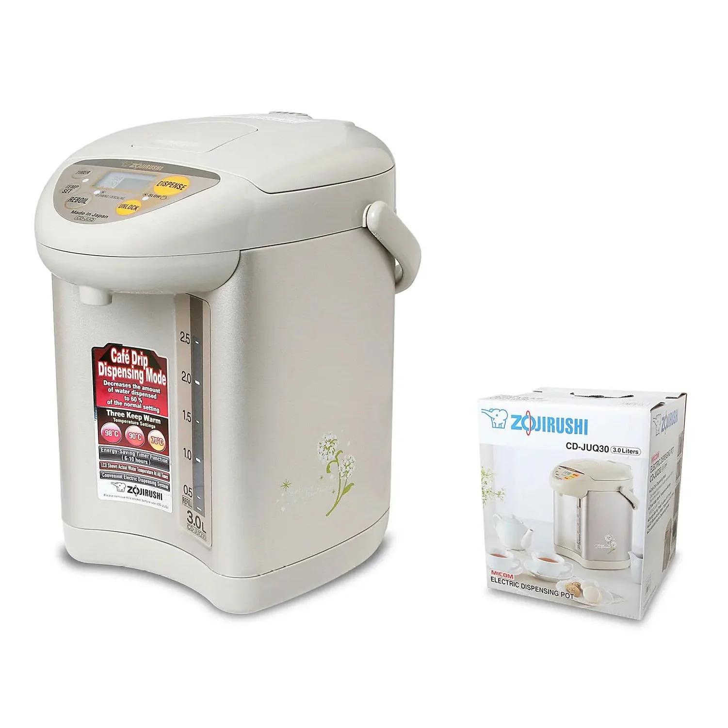 Zojirushi Hot Water Dispenser CD-JUQ30 (Made in Japan) - Image 4