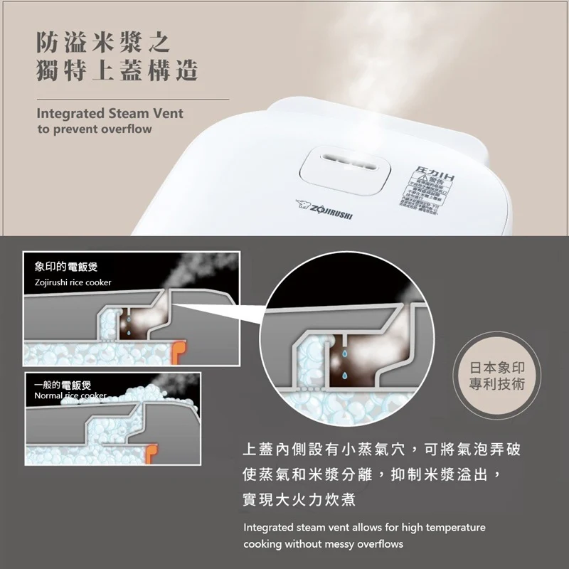 Zojirushi IH Rice Cooker NW-YAQ10/18 (Made in Japan) - Image 11