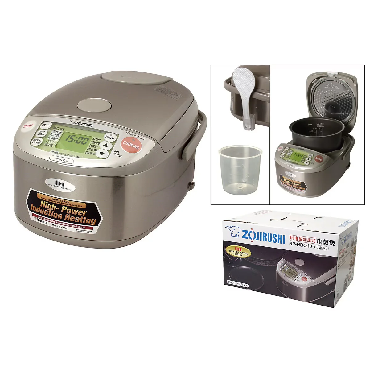Zojirushi Rice Cooker NP-HBQ10/18 <IH Pressure> (Made in Japan) - Image 6